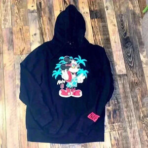 Disney Neff Mickey Mouse Black Hoodie size XL